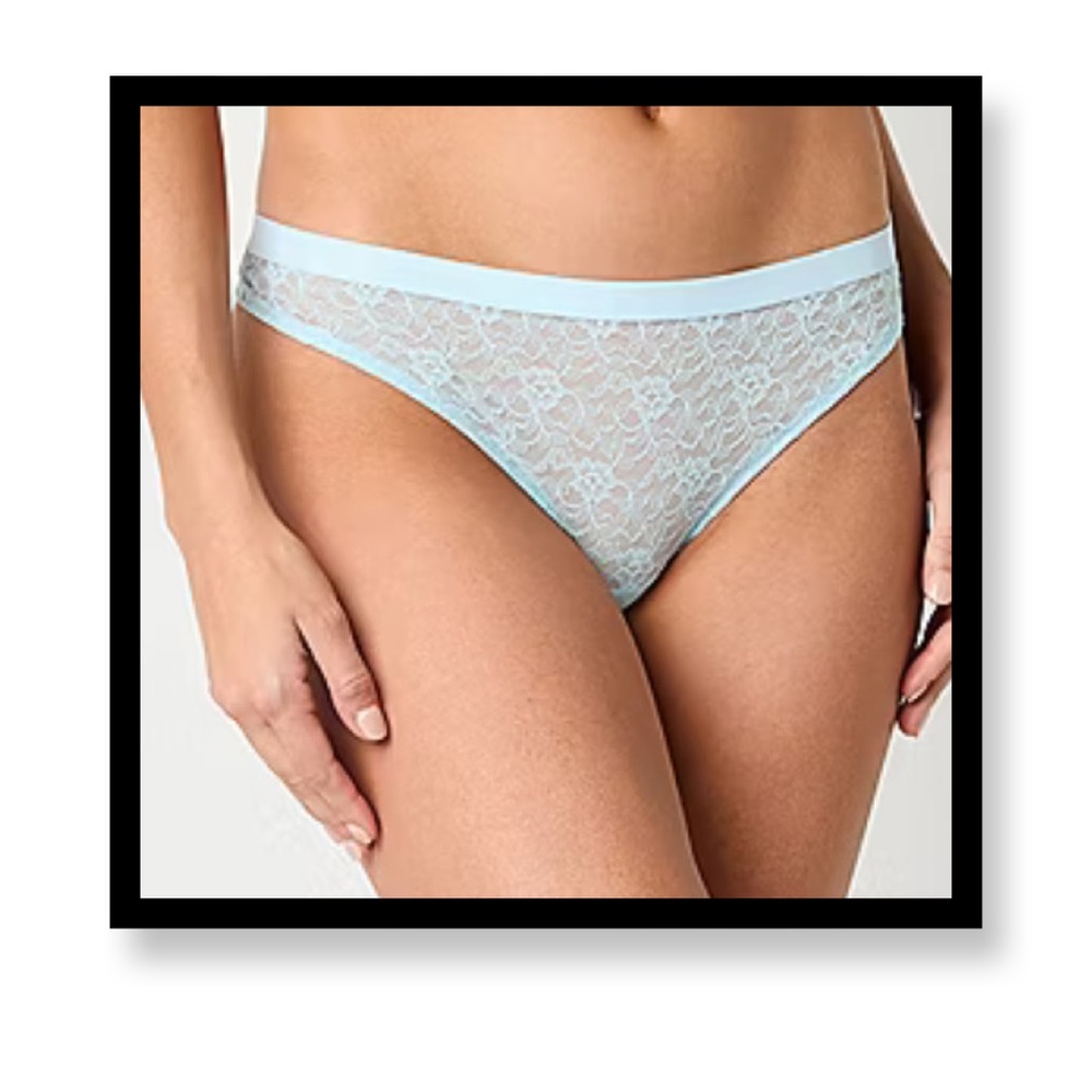 NWT-Arizona Body All Over Lace Thong Panty